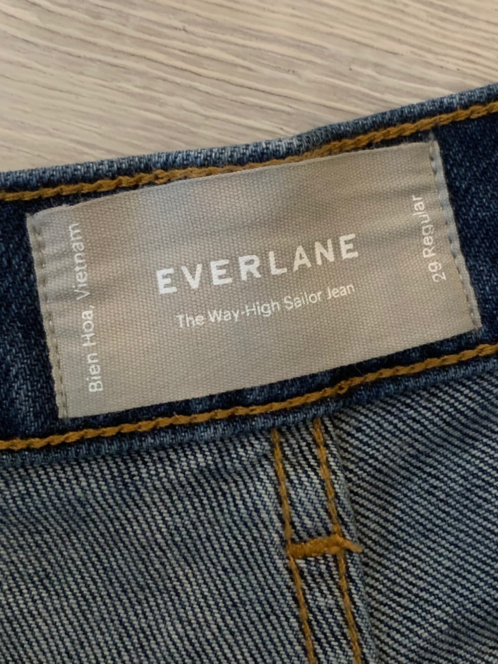 Everlane Way-High Sailor Jeans Wide Leg High Rise 29 R Regular - Picture 5 of 9